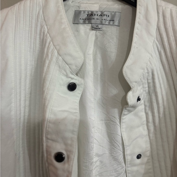 Elegant White Women's Suit Jacket - Picture 2 of 2